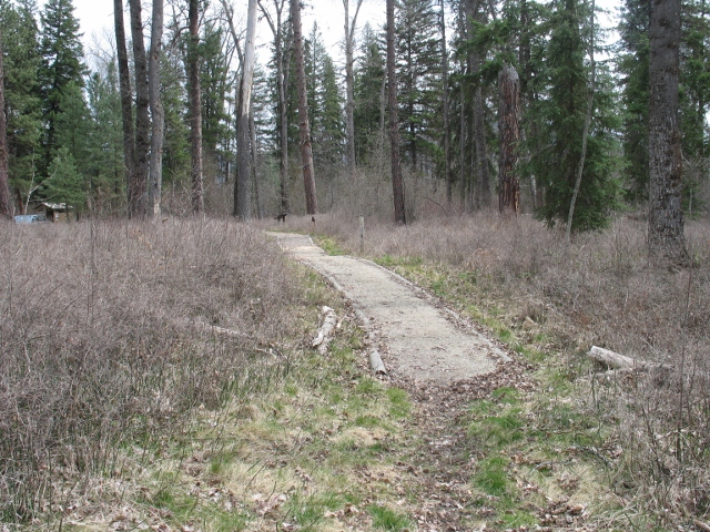 picture showing Only small sections of the trail are currently accessible. Future plans are to expand accessibility of this site.
